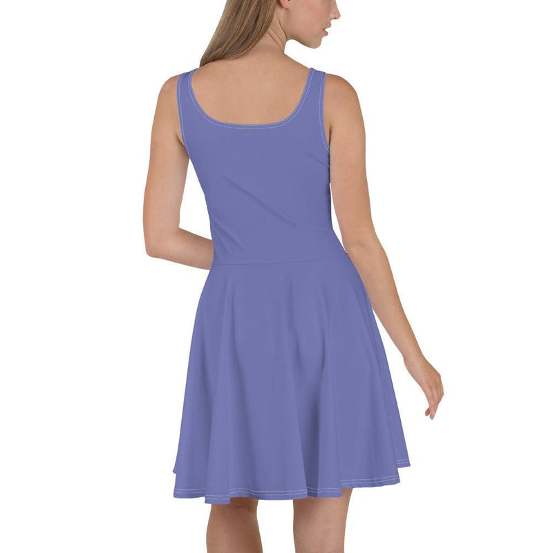 Dress -  Blue light purple with flowing skirt - Rozlar