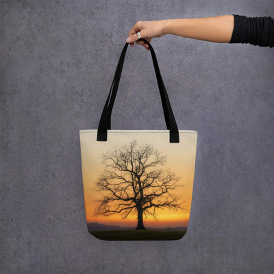 Tote bag - Sunset over the Countryside - Rozlar