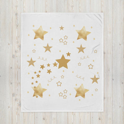 Throw Blanket - Stars in Gold - Rozlar