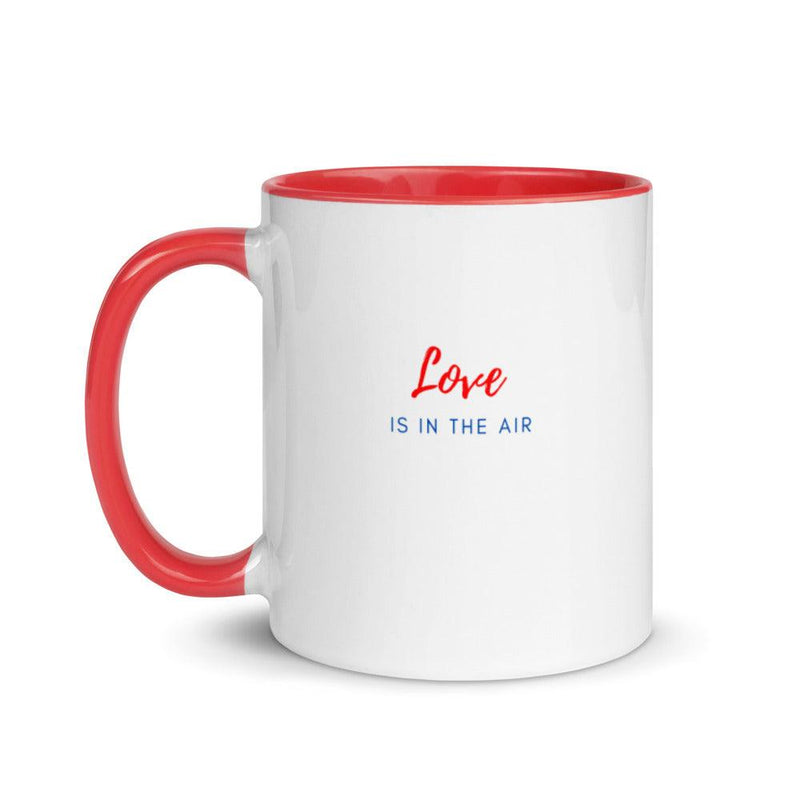 Mug with Color Inside - Love is in the air - Rozlar