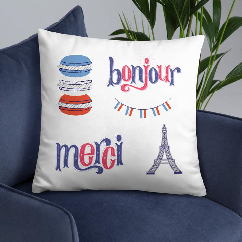 Throw Pillow - In Paris, France - Rozlar