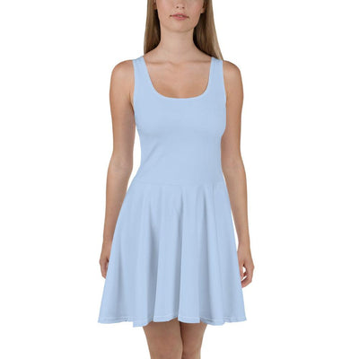 Dress - Light Blue with a flowing skirt - Rozlar