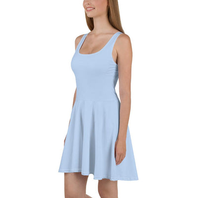 Dress - Light Blue with a flowing skirt - Rozlar