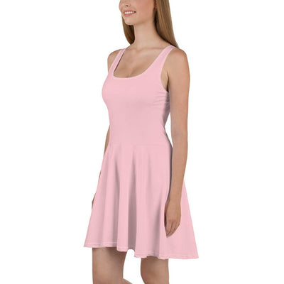 Dress - Light Pink with a flowing skirt - Rozlar