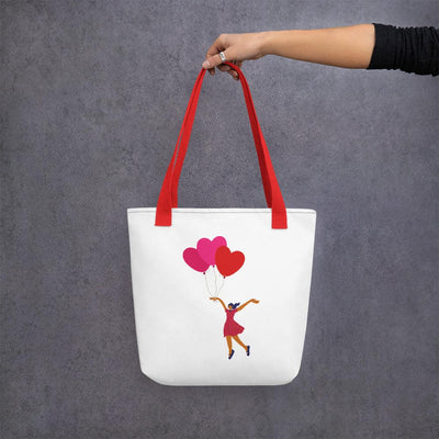 Tote bag - Flying Girl on a Breeze - Rozlar