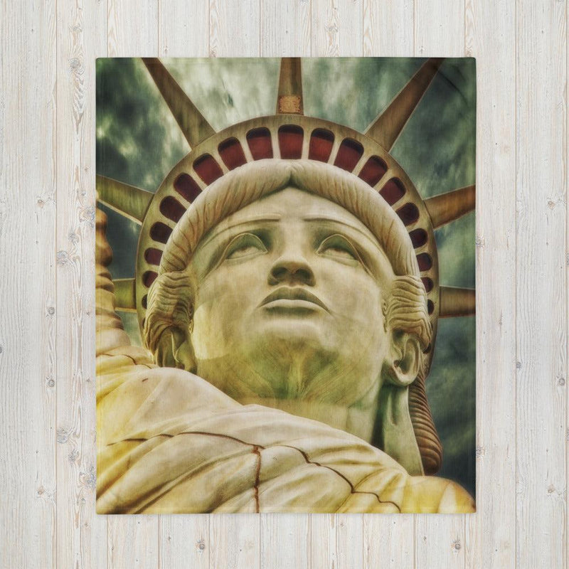 Throw Blanket - Beautiful Statue of Liberty - Rozlar