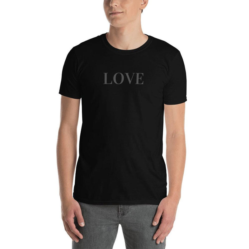 T-Shirt - Love - text in grey - Rozlar