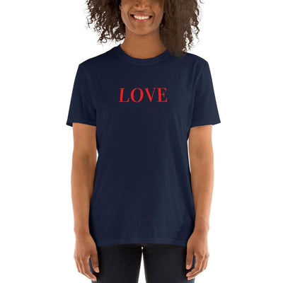T-Shirt - Love - text in red - Rozlar