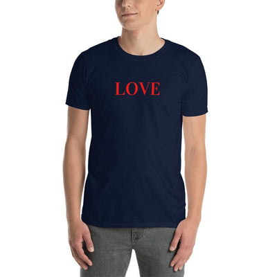 T-Shirt - Love - text in red - Rozlar
