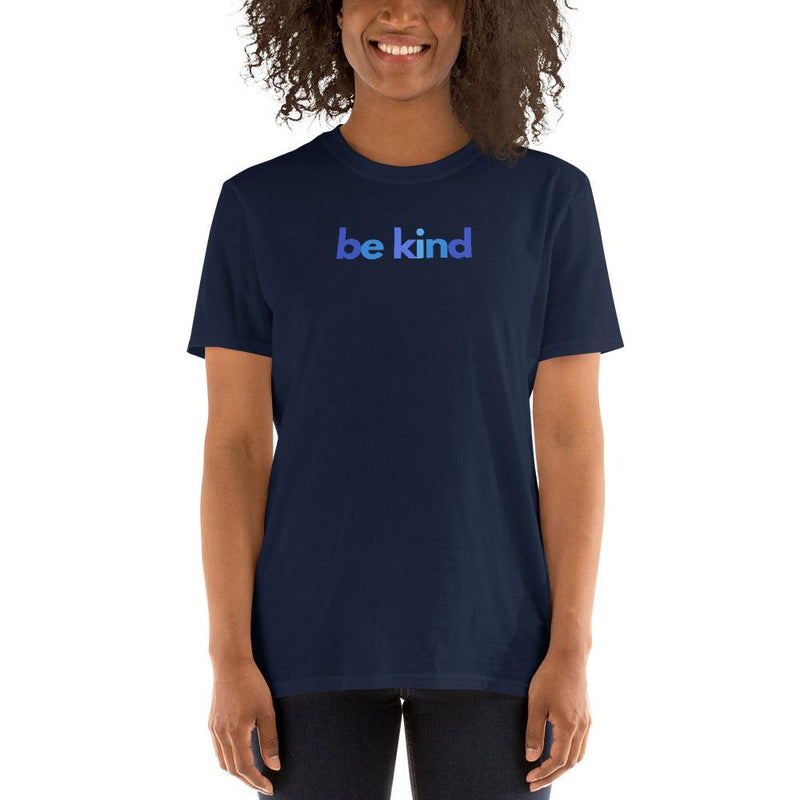 T-Shirt - Be Kind - in blue text - Rozlar
