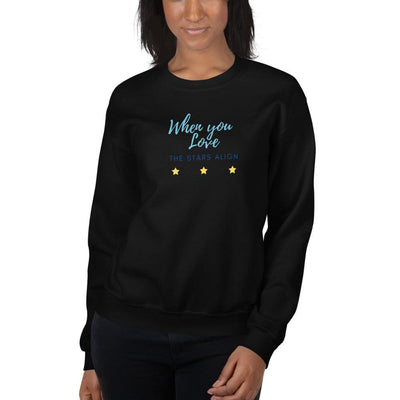 Sweatshirt - When You Love The Stars Align - Rozlar