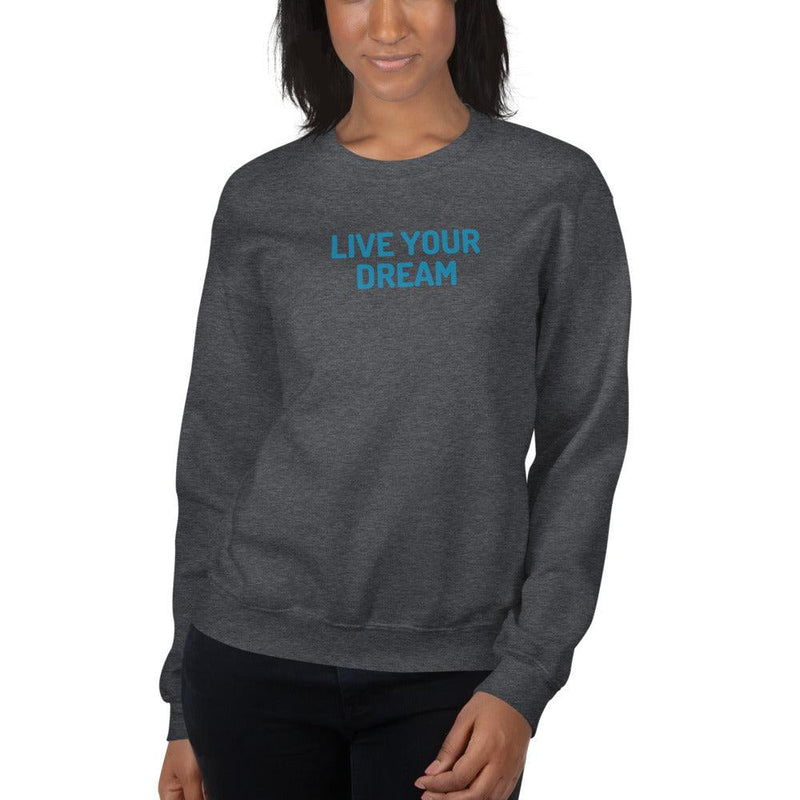 Sweatshirt - Live You Dream in blue - Rozlar
