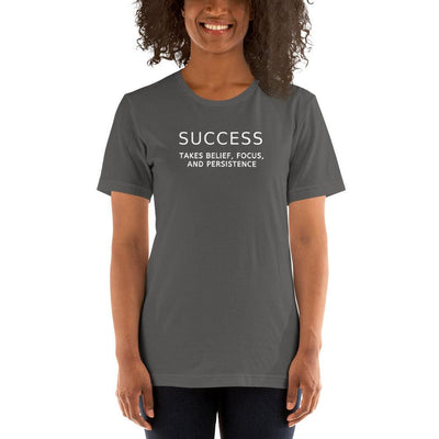 T-shirt - Success Takes Belief, Focus, And Persistence - Rozlar