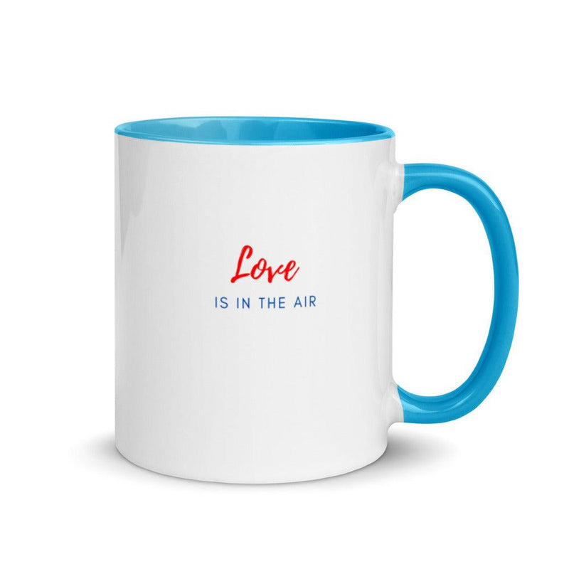 Mug with Color Inside - Love is in the air - Rozlar