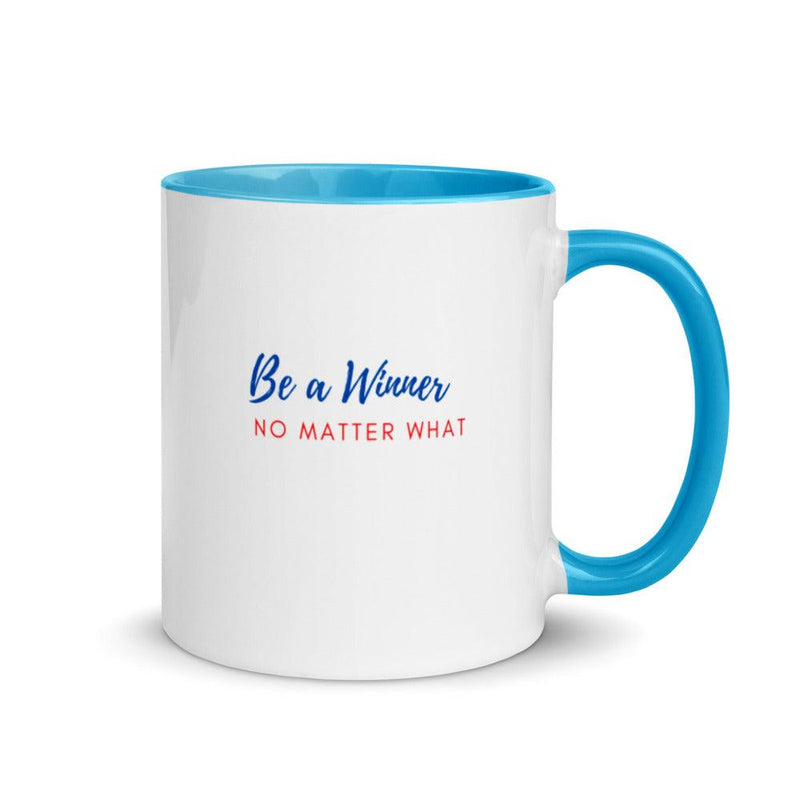 Mug with Color Inside - Be a Winner Not Matter What - Rozlar