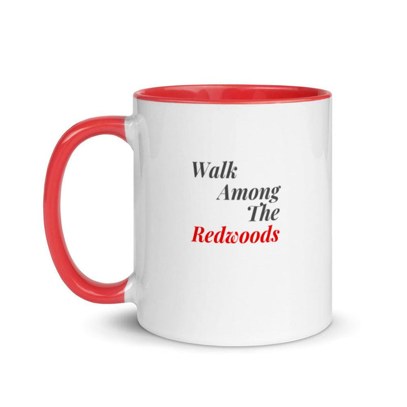 Mug with Color Inside - Walk Among The Redwoods - Rozlar