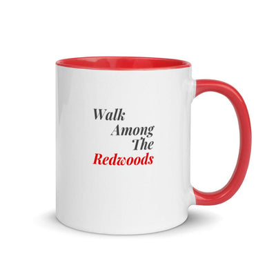 Mug with Color Inside - Walk Among The Redwoods - Rozlar