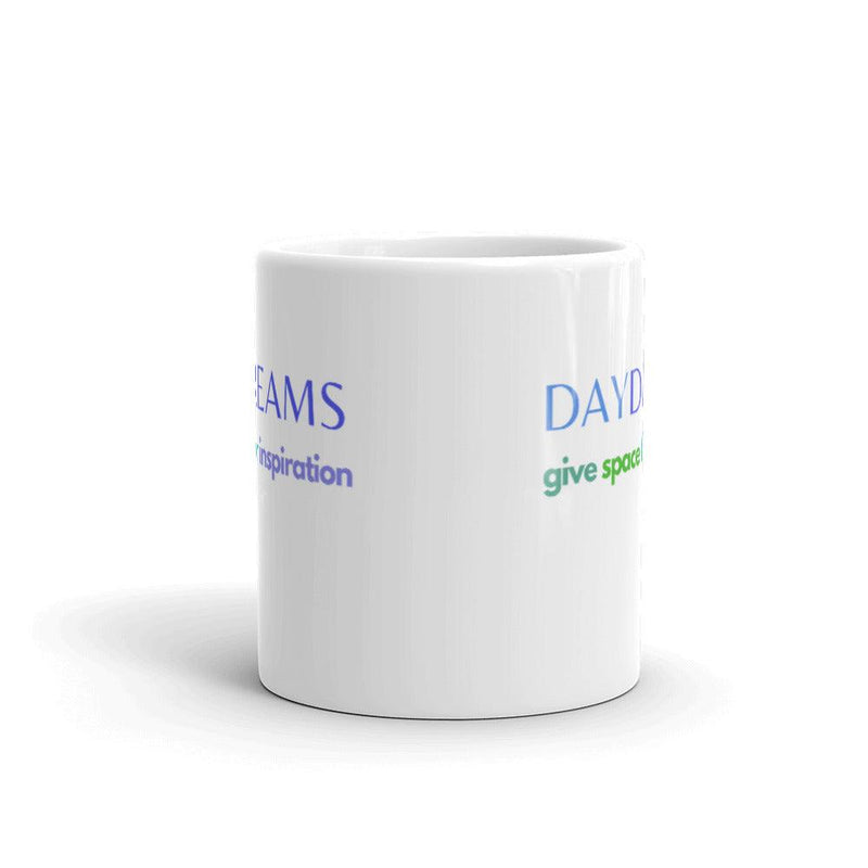 Mug Glossy White - Daydreams give space for inspiration - Rozlar