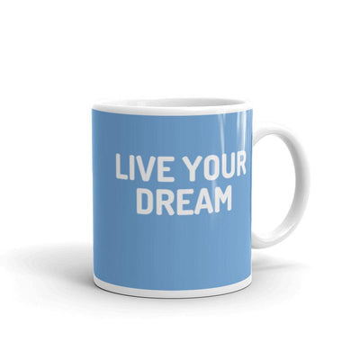 Mug Glossy White - Live Your Dream - Rozlar