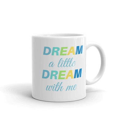 Mug Glossy White - Dream A Little Dream With Me - Rozlar